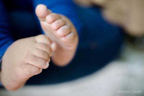 Ensaio fotográfico de Mãe com bebê